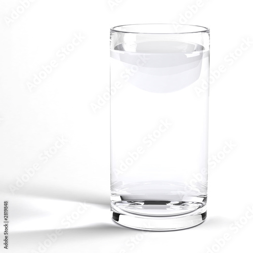 glass of water