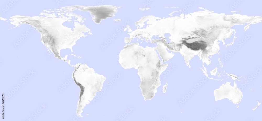 world map with grayscale elevation Illustration Stock  Adobe Stock