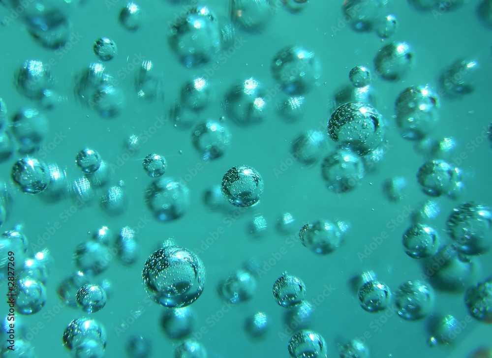 bubbles in glass
