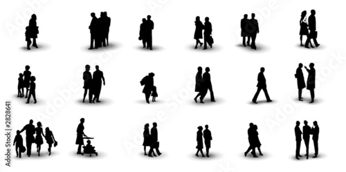 people silhouette photo