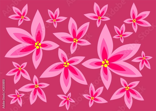 pink flowers background