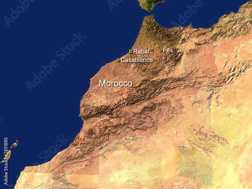 morocco map