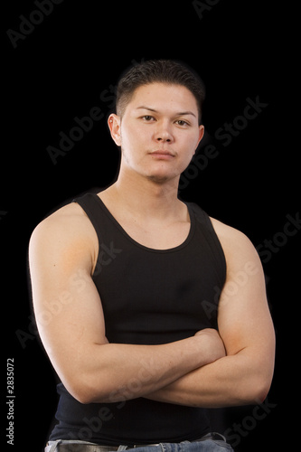 muscle shirt man