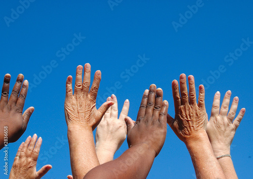 Hands up for freedom