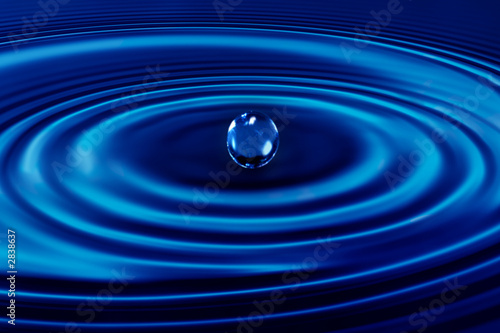 wassertropfen - blub blau