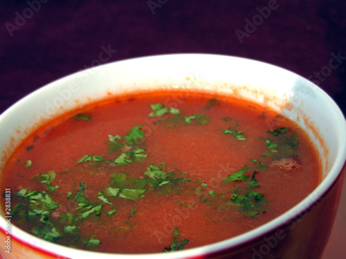 succulent tomato soup with presley