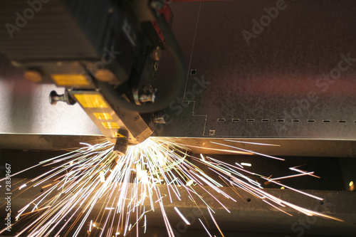 laser close-up