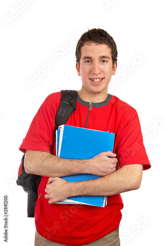 young student with backpack © Rafa Irusta