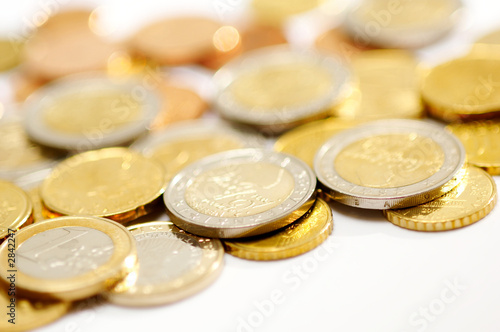group of euro coins