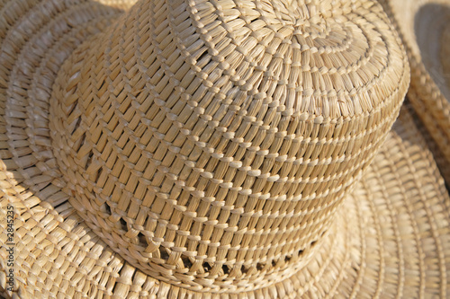 straws hat abstract