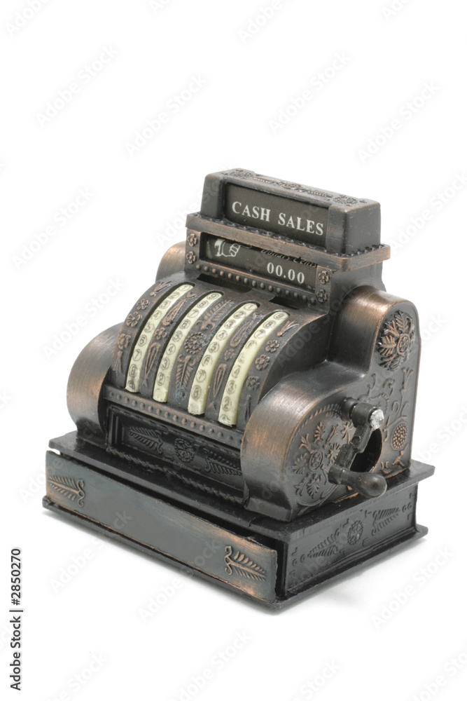 Fotografie miniature cash register