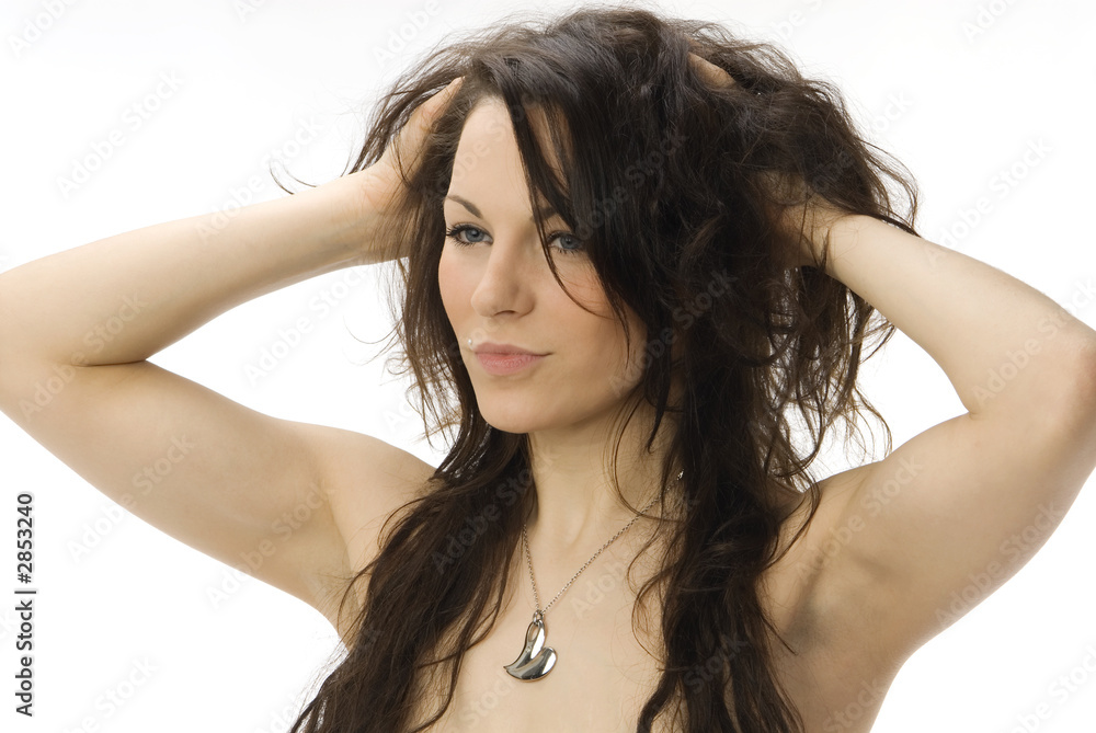 Fototapeta premium portrait of a brunette