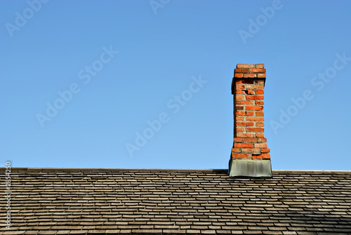 Canvas-taulu chimney on roof