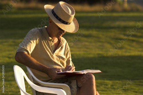 man reading