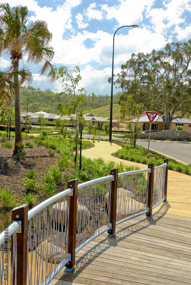 landscaping,pathways and new residental development landscaping,pathways and new residental development