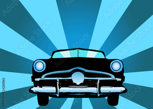 oldtimer car vector illustration