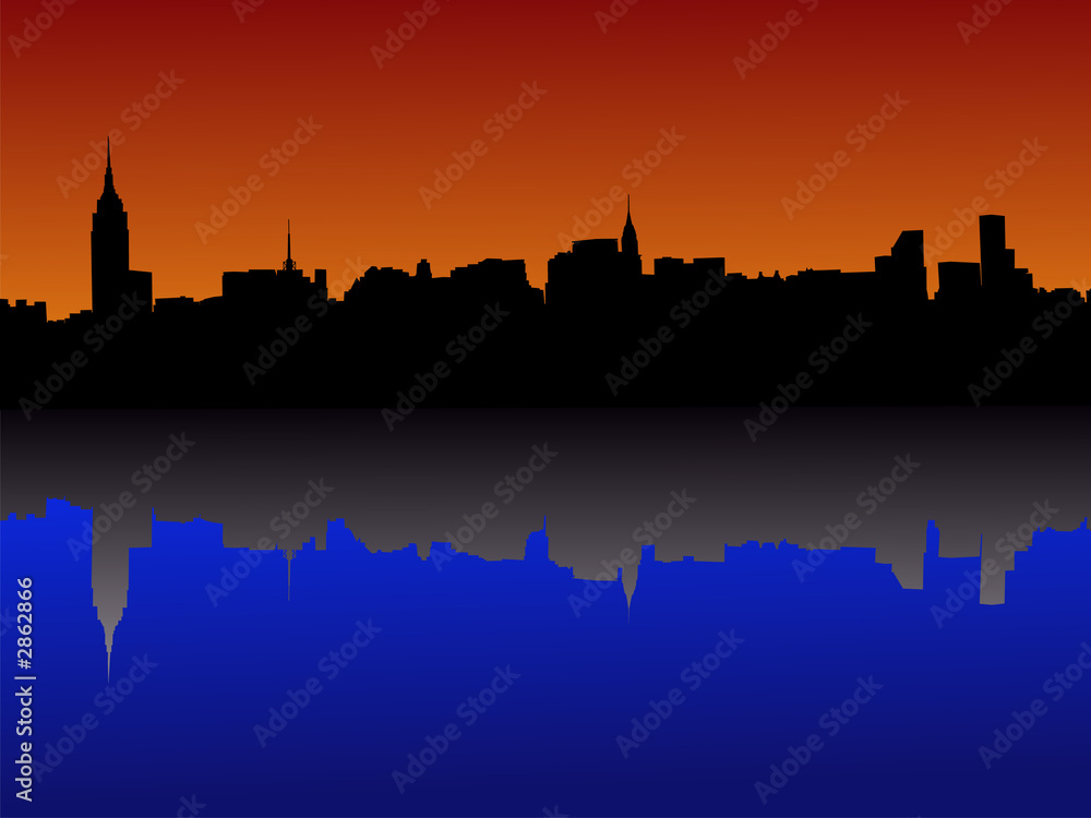 Fototapeta premium midtown manhattan new york city