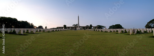 panoramic view of a war memorial