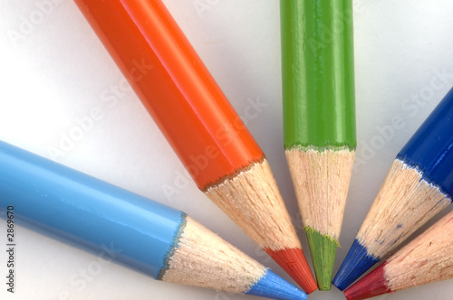 pencil crayons