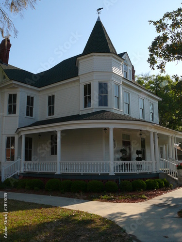 house with corner porch