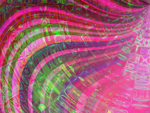 wavy pink curves, abstract background