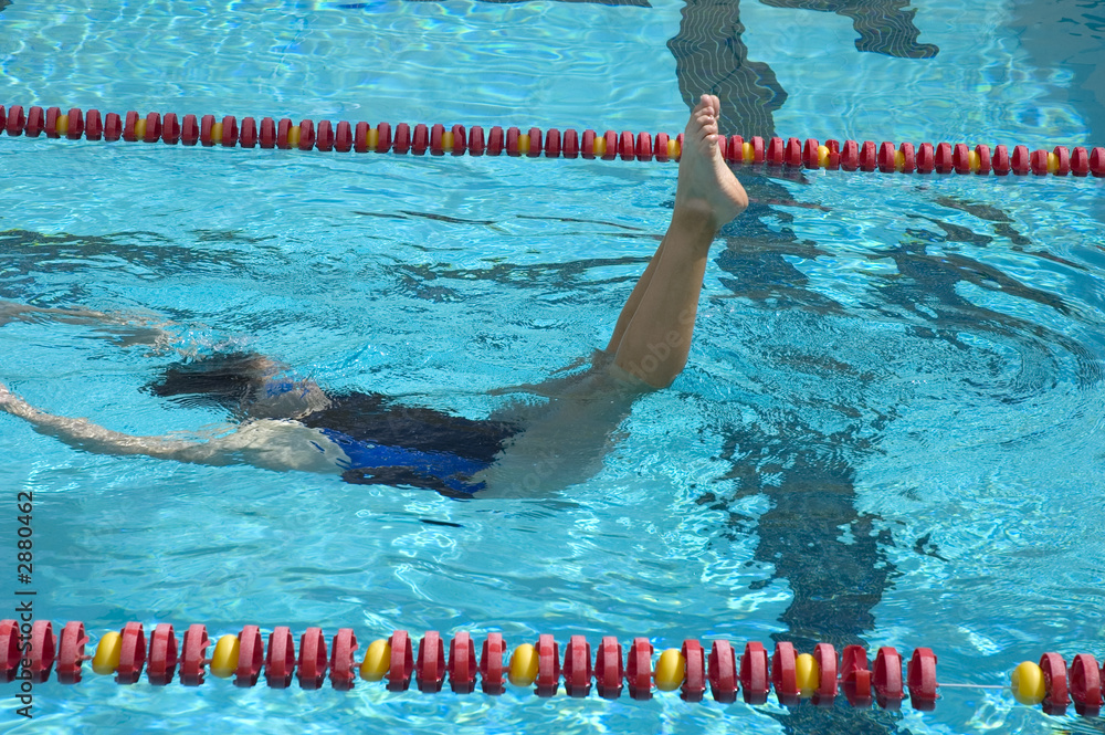 synchronized swimmer