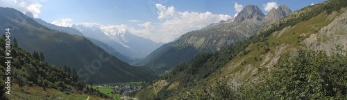 white range mounts, balme pass, france, the alps, panorama