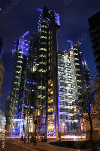 lloyds building by night photo