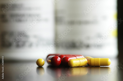 pills on table