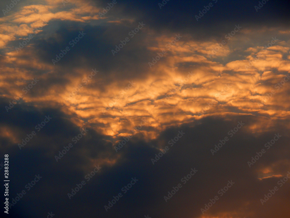 sunset  sky  clouds