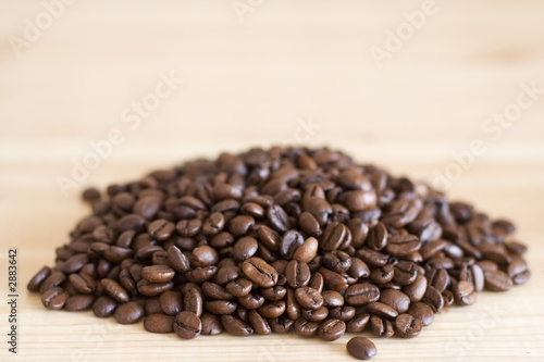 heaped coffee beans