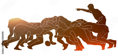 rugby scrum full metal