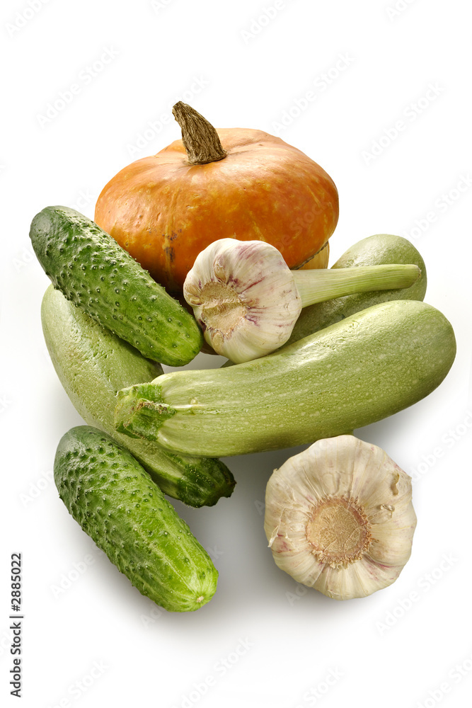 pumpkin, vegetable marrows, cucumbers, garlic pumpkin, vegetable marrows, cucumbers, garlic