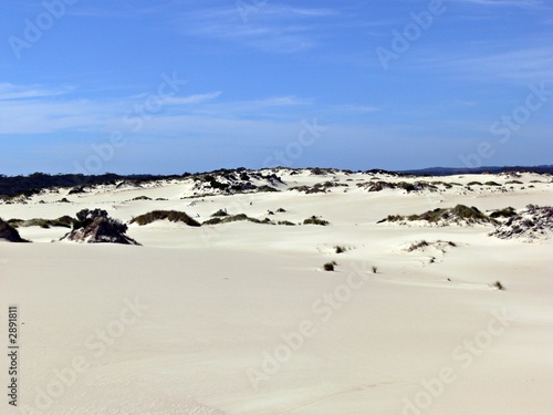 landlocked sand dunes