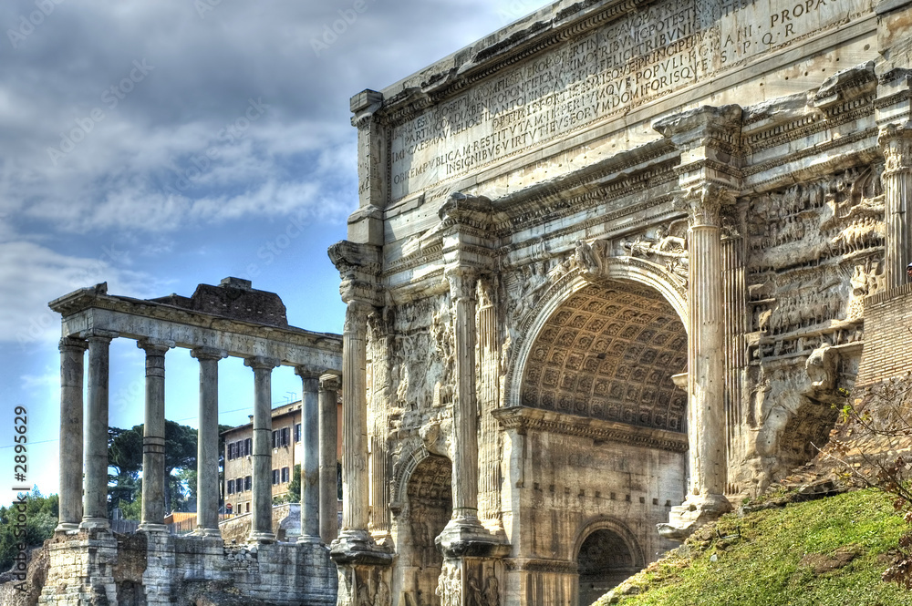 Fototapeta premium forum romanum 4