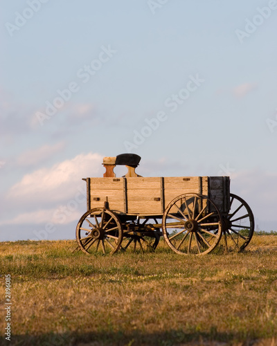 old buckboard