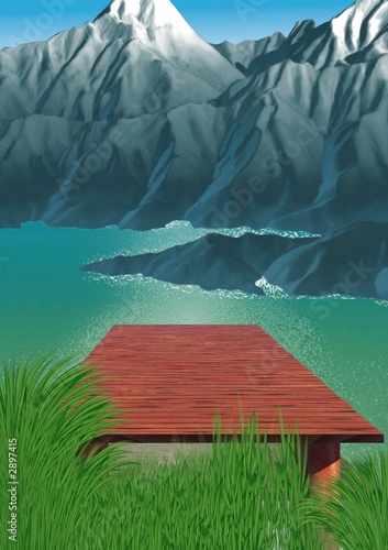 mountain lake
