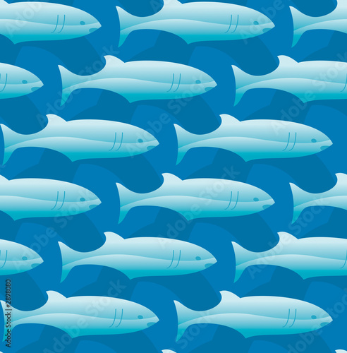seamless fish pattern