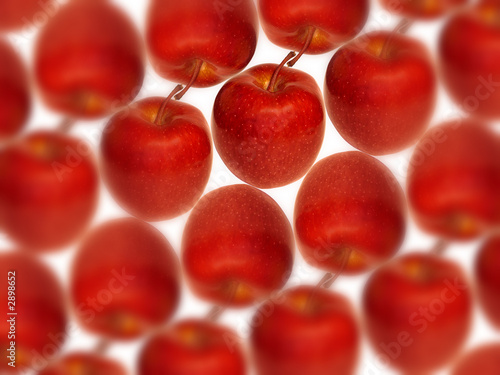 red apples background