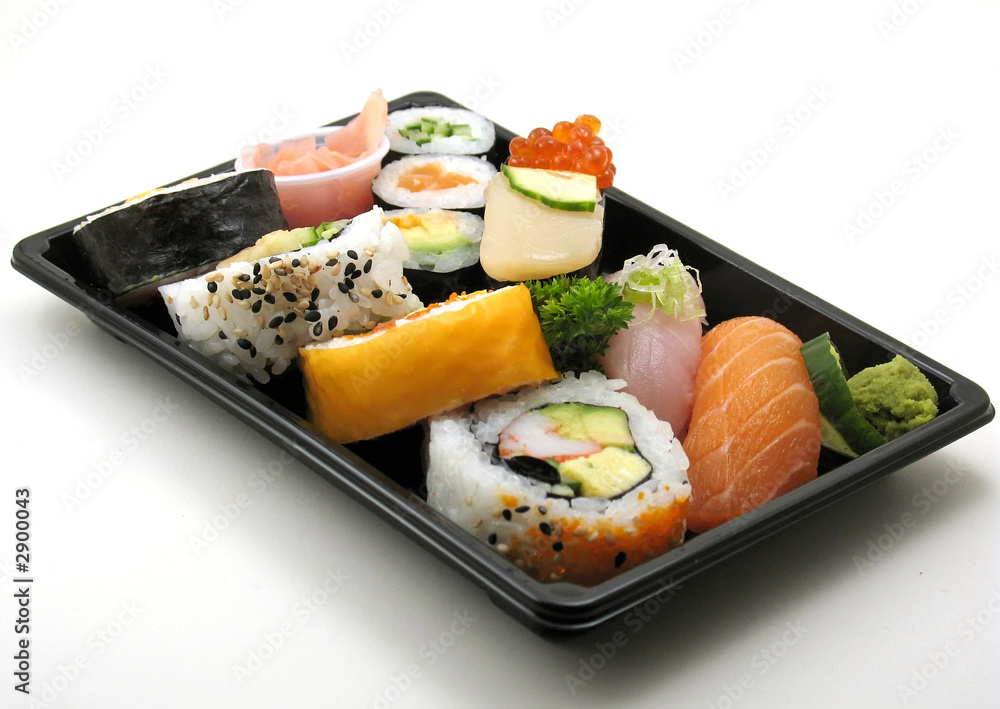 assorted sushi lunch assorted sushi lunch