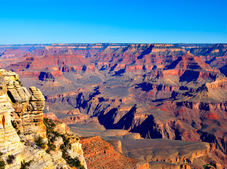 Fotobehang Canyon Grand Canyon rotslandschap  © Tom Hirtreiter
