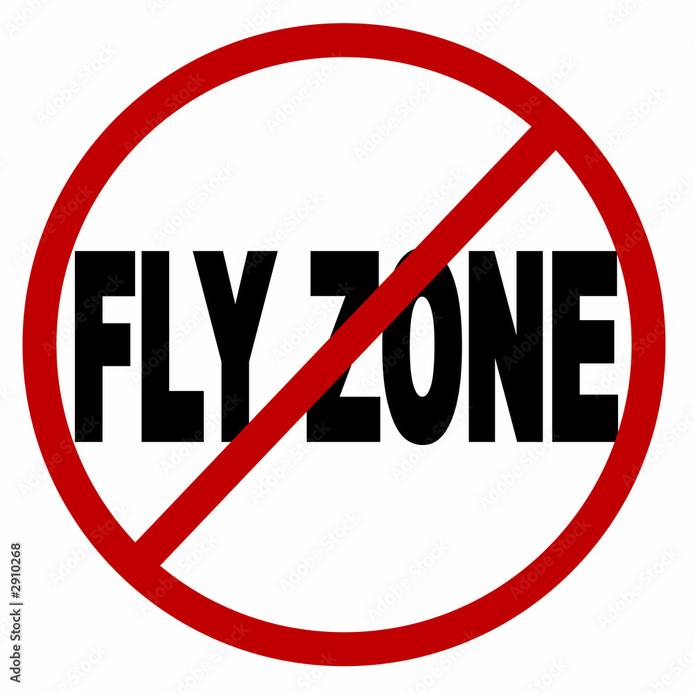 no fly zone icon Stock Photo