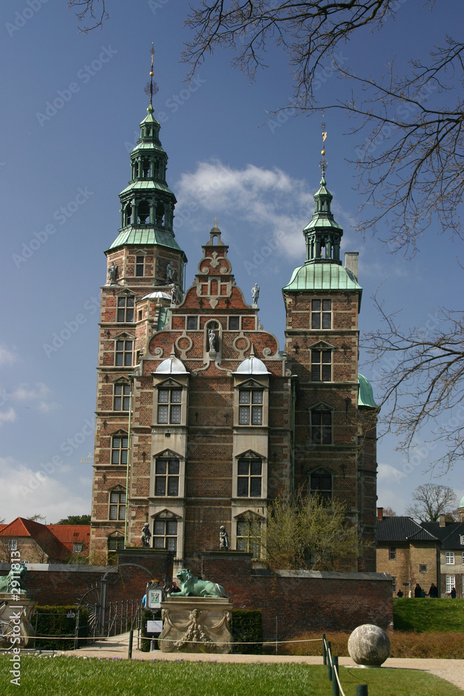 rosenborg castle in copenhagen, denmark