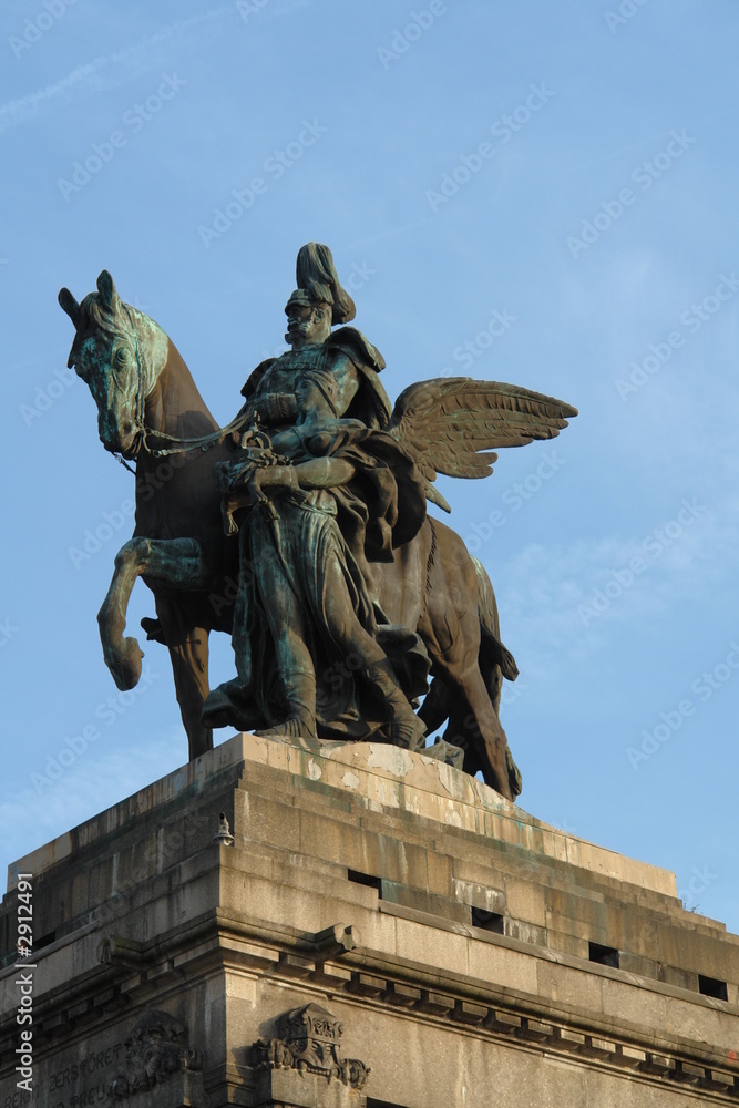 Obraz premium statue wilhelm koblenz