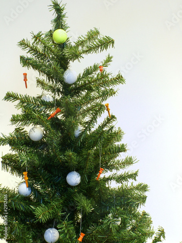 christmas tree - golf closeup