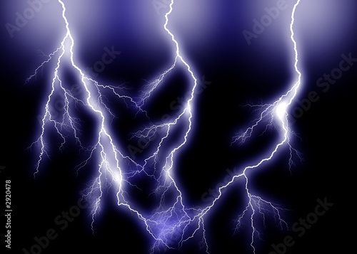 blue triple lightning