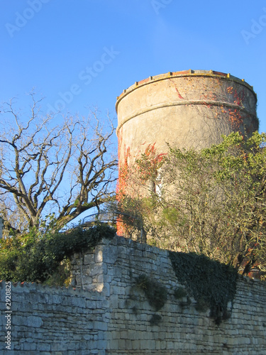 french castle tower, france photo