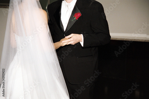 bridal couple dancing