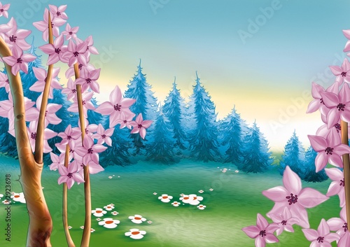 spring forest meadow