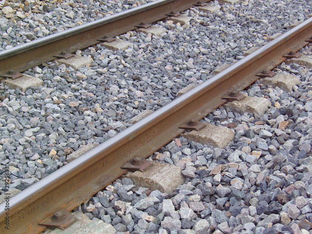 Naklejka premium voie ferree